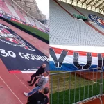 (FOTO) Hrvatski navijači spremili posebnu zastavu, 15 minuta će pjevati o simbolu njihove borbe