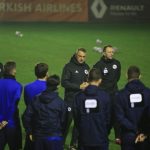 (FOTO) Vico Zeljković na treningu Zmajeva, Sead Kolašinac došao sa gipsom na nozi
