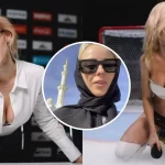 (FOTO) Otišla je pred džamiju i počela “provocirati” objavama