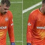 (VIDEO) U ludoj utakmici poznati golman od hladnoće podbuhao na golu