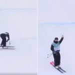 (VIDEO) Skijašu ispao novčanik tokom nastupa
