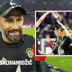 (FOTO) Salihamidžića su zalili sinoć pivom, a kakva je bila njegova reakcija?