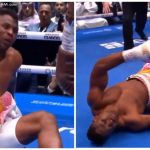 (VIDEO) Ovako je izgledao Ngannou dok mu je Joshua uništavao lice