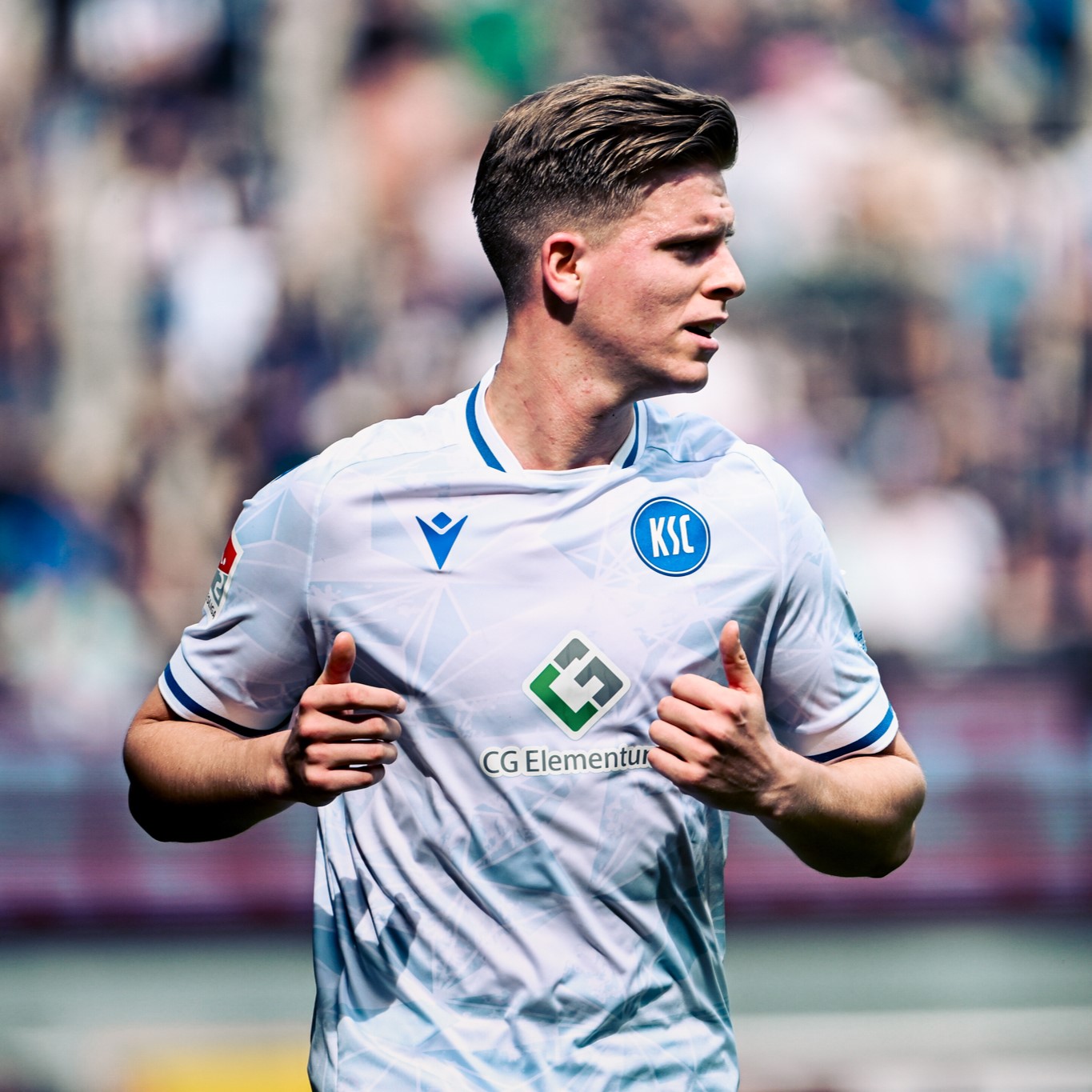 GES/ Fussball/ SC Paderborn - Karlsruher SC, 13.04.2024