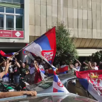 Bosanci u Banjaluci medalju Srbije proslavili uz četničku pjesmu
