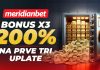 Meridian daje 200% bonusa: Zgrabi prednost u startu!