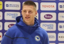Nidal Čelik nakon debija za BiH nije krio emocije