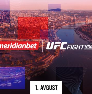 Meridianbet zvanični sponzor UFC Fight Night Belgrade