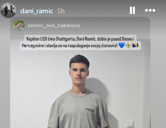 Stuttgartov kapiten dobio pasoš BiH
